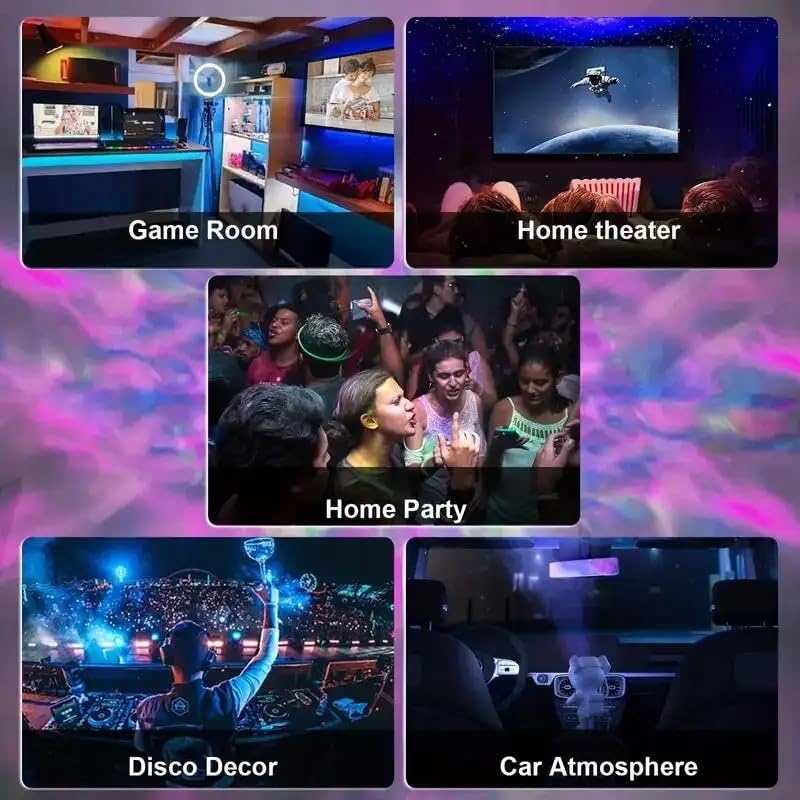 Astronaut Galaxy Projector with Speaker