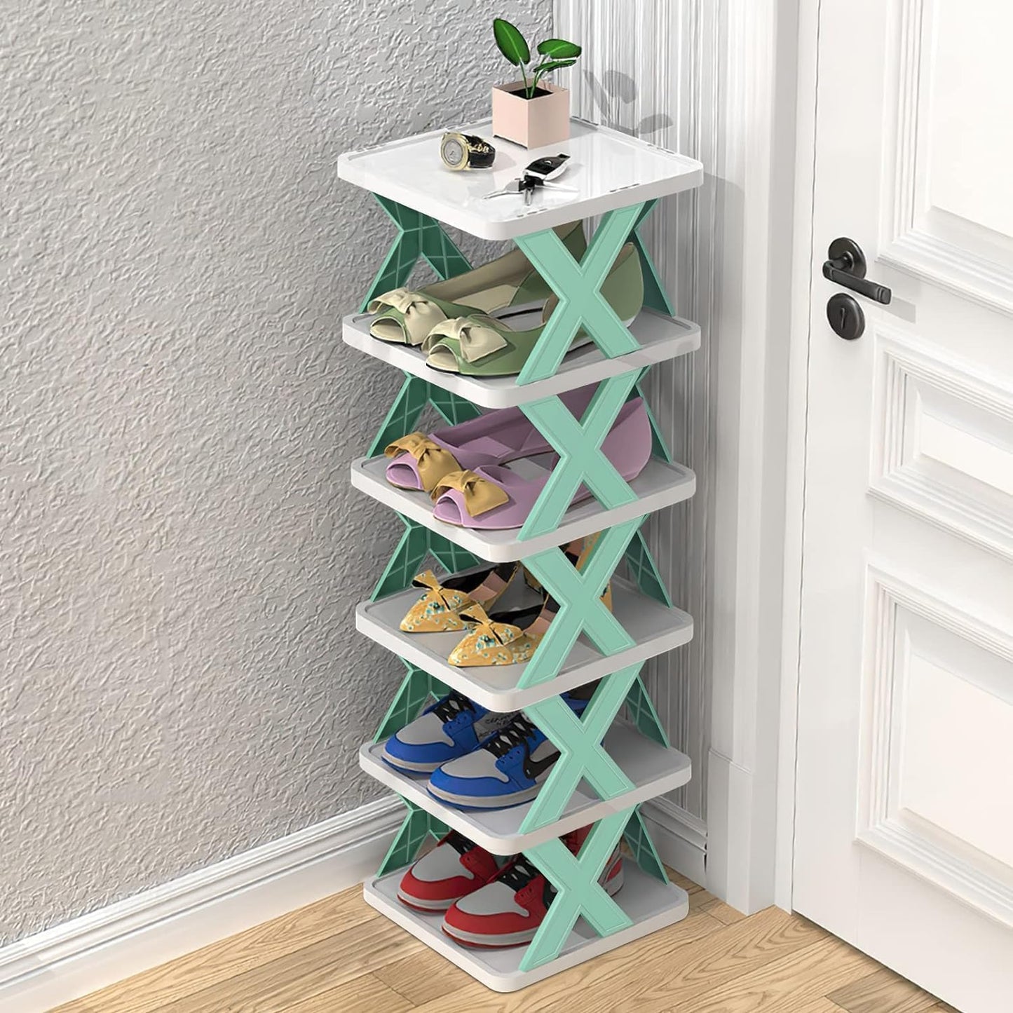 Adjustable Shoe Rack - 8 Layers