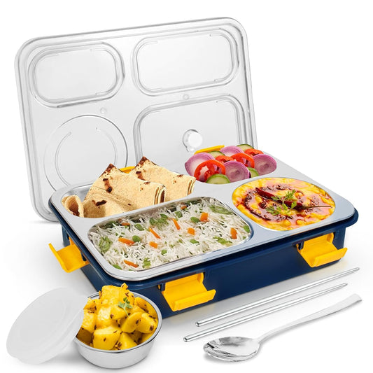 Stainless Steel Lunch Box with Compartments