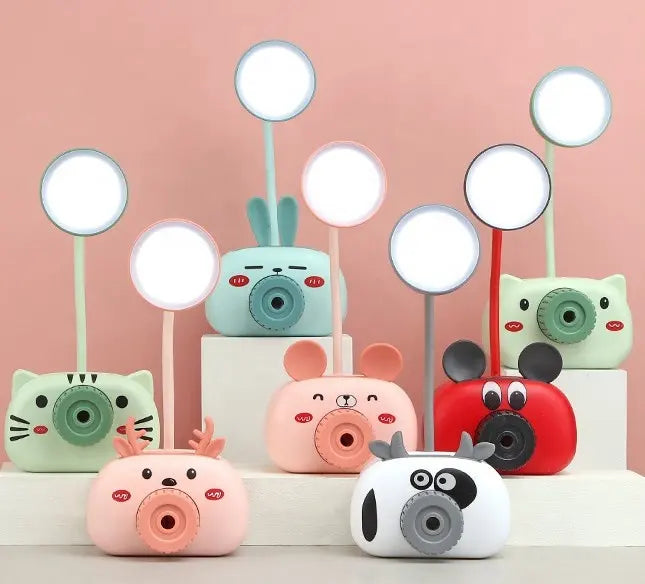 Cute LED Desk Lamp with Built-in Sharpener