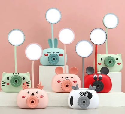 Cute LED Desk Lamp with Built-in Sharpener
