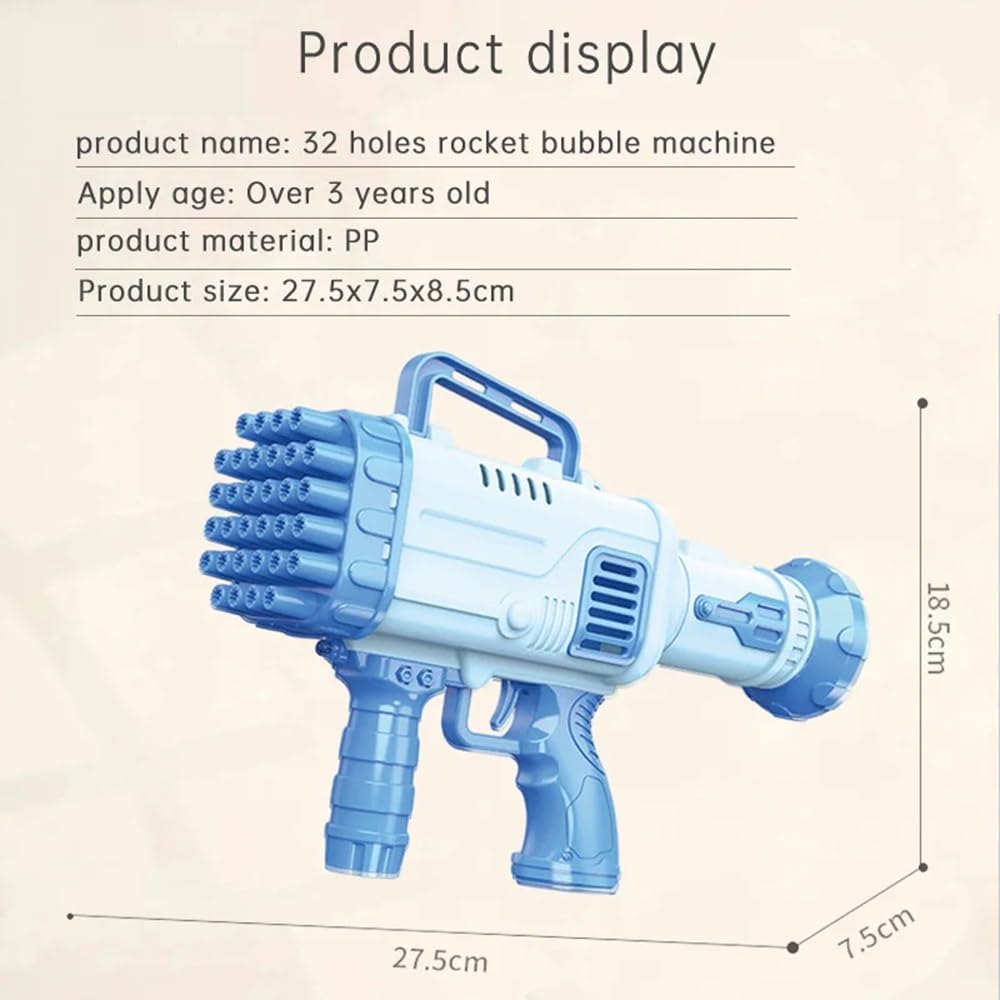 Gatling Bubble Machine Gun