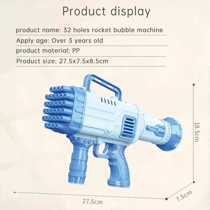 Gatling Bubble Machine Gun