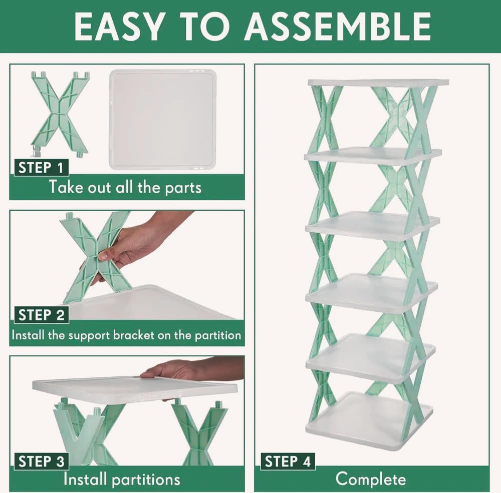 Adjustable Shoe Rack - 8 Layers