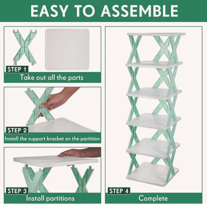 Adjustable Shoe Rack - 8 Layers