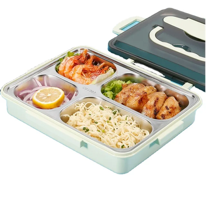 Stainless Steel Lunch Box with Compartments