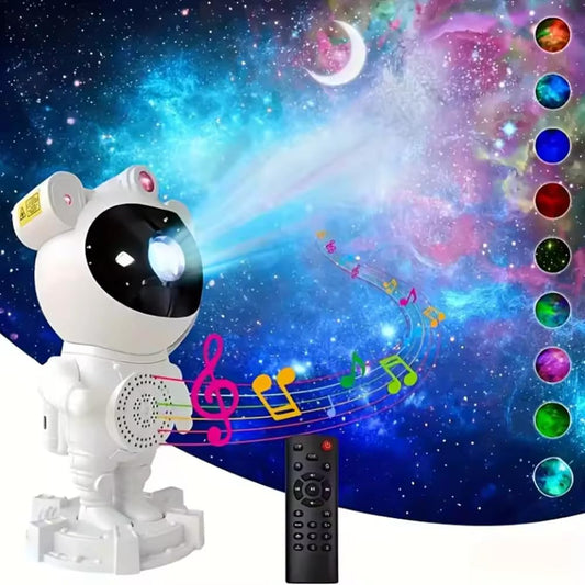 Astronaut Galaxy Projector with Speaker