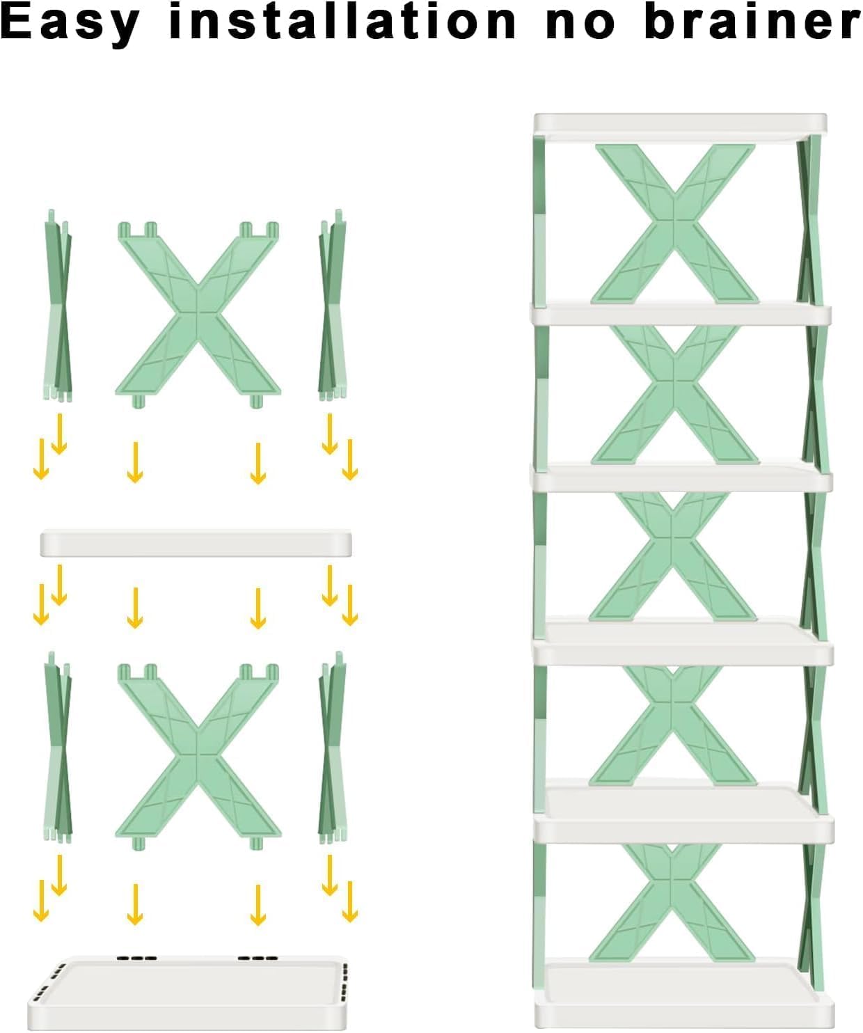 Adjustable Shoe Rack - 8 Layers