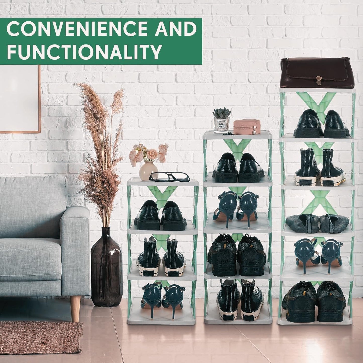 Adjustable Shoe Rack - 8 Layers